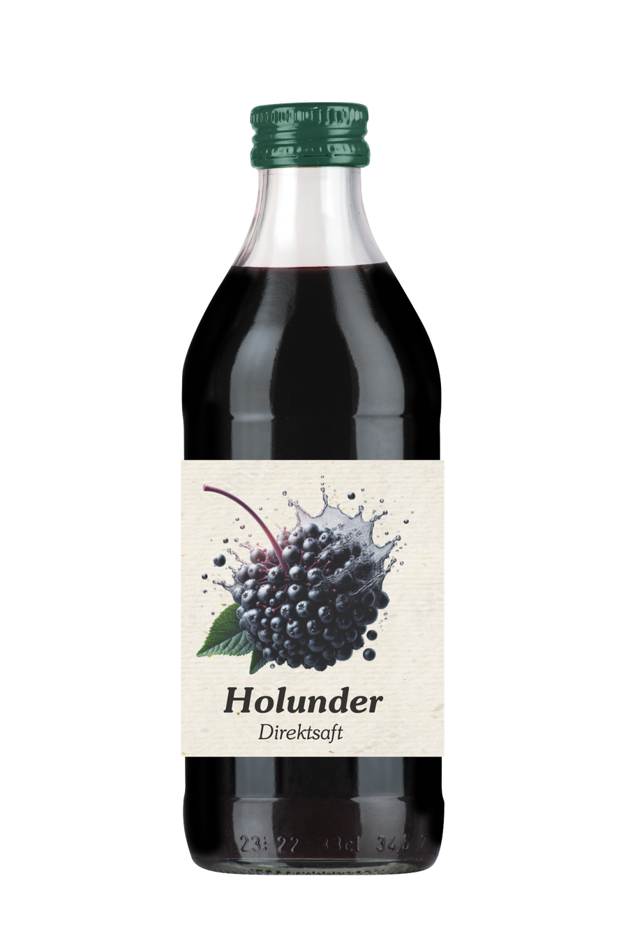 Wilder Holunderbeeren Direktsaft naturtrüb