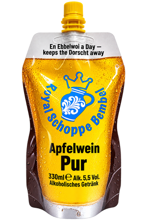 30 Stück Royal Schoppe Bembel  Apfelwein Mini to Go 330ml Versandkostenfrei ++ !!!!! Jetzt Vorbestellen und zum Sonderpreis erhalten. 30 Stück für 35€ statt 45€. Lieferung in KW44/45!!!!!!