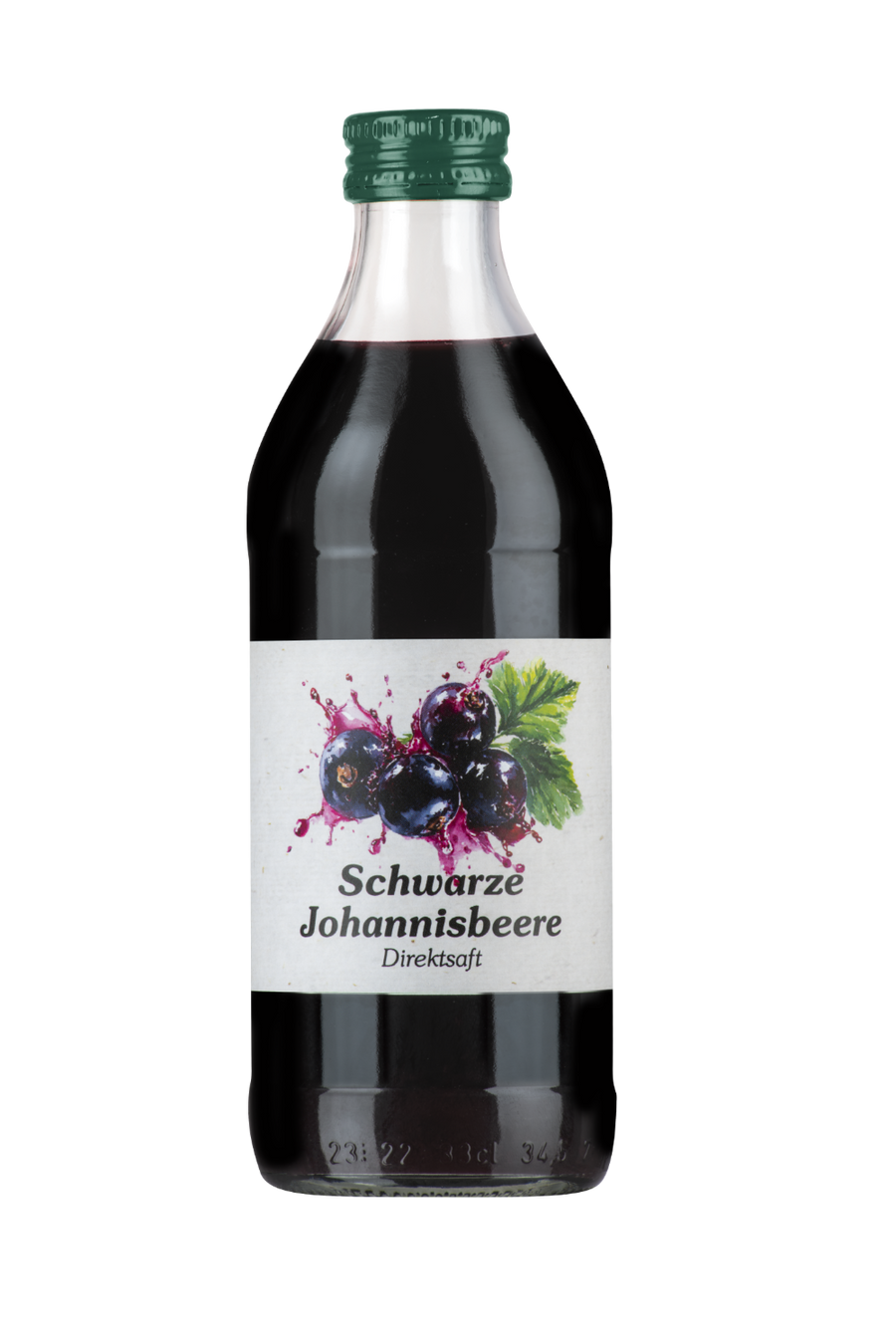 Deutscher schwarzer Johannisbeere Muttersaft / Direktsaft / Mehrwegglasflasche